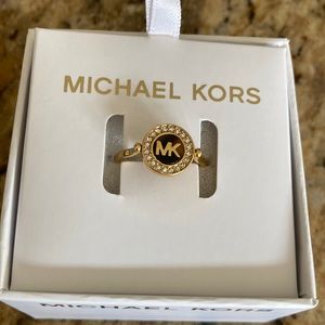 Michael Kors Tortoise Logo Ring